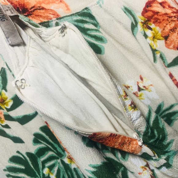 MISS ME Floral  Crochet Tassel Tie Neck Strappy Back Dress In Cream Size… - Picture 5 of 9